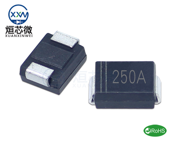 P6SMB250A參數,TVS二極管P6SMB250A瞬態(變)抑制二極管